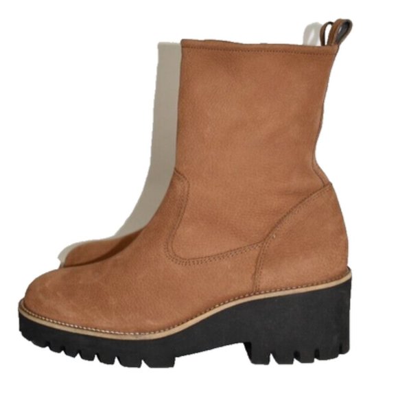 NWT$550 Paul Green NEWBURY Suede Boots BROWN PLATFORM CHUNKY  NWT$550 Paul Green NEWBURY Suede Boots BROWN PLATFORM CHUNKY 9 (TD31)